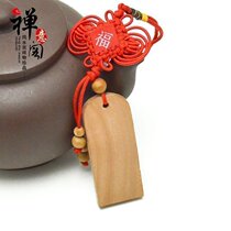 Peach wood carving jewelry high-end car pendant peach wood safe car supplies