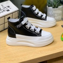 Customized high and low shoes long legs and legs complementary single only increases the stealth complementary height correction of high-gang female white shoes