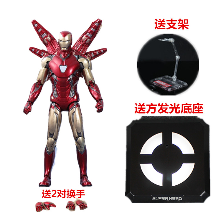 (genuine)Medium moving steel MK85 Spider toy man Avengers S alliance comic model hand-made alloy Wei