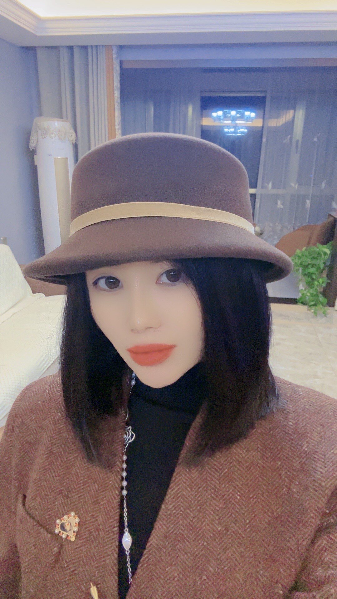 真我整顶全头套假发 大波浪卷发自然蓬松 蕾丝无痕隐形不露边 真发材质可烫染造型