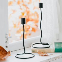 Eurostyle home candlesticks romantic wedding dessert table swing pieces arranged decorative props lins light and luxurious table candle holder