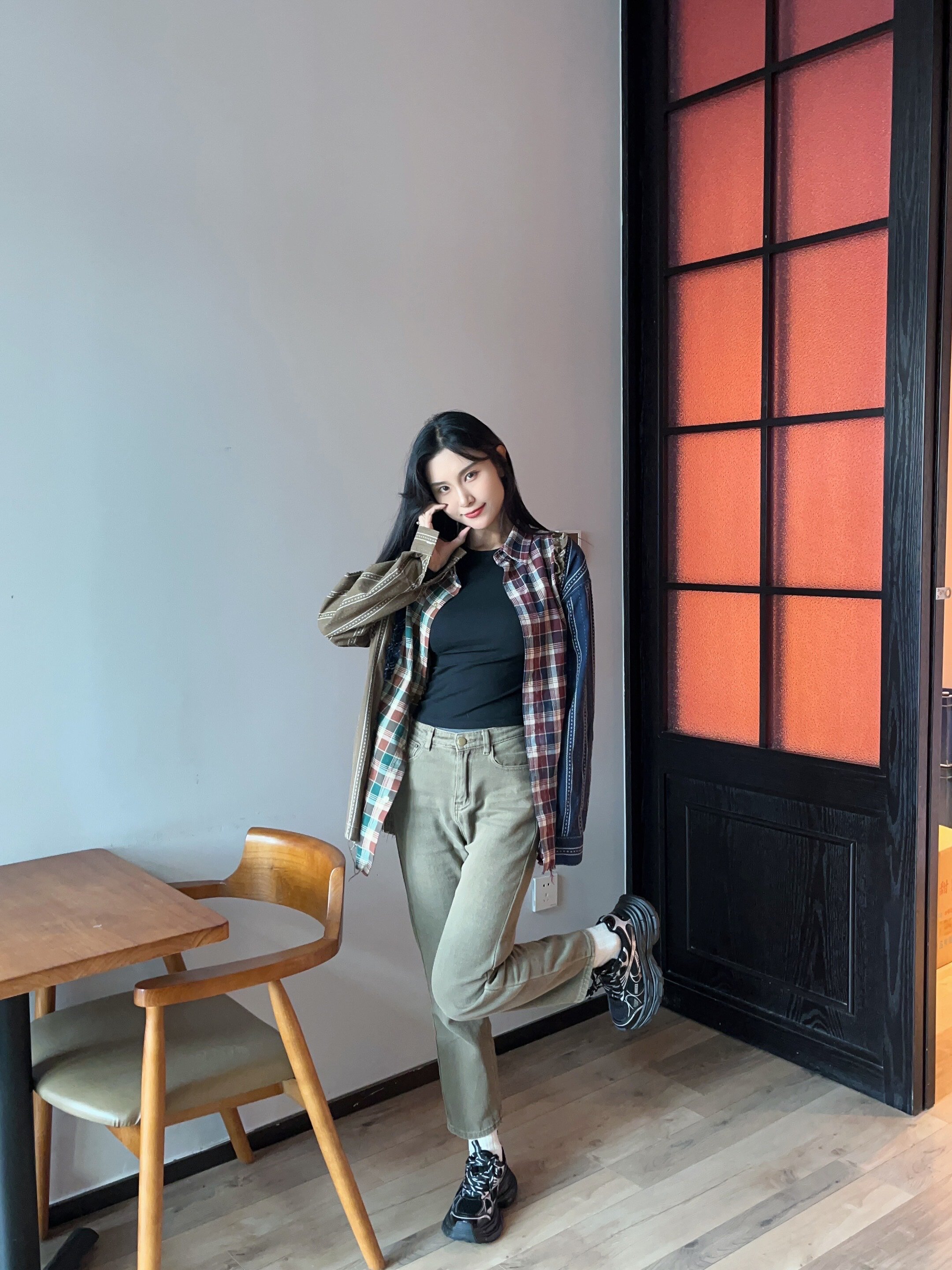 迪丽热巴同款骆驼银月老爹鞋 厚底增高拉长比例 银色系未来感十足