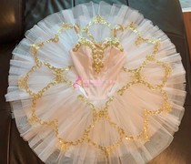 Childrens little Swan ballet performance clothing professional Swan Lake ballet TUTU yarn skirt PETAL TUTU