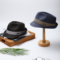 Straw hat new big head circumference mens summer Europe and the United States British Jazz topper Beach visor tide middle-aged parent-child