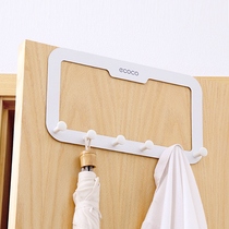 Door rear hook No nail wall hanging door hanger no Mark adhesive hook strong load bearing clothes clothes hook