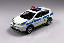 High-end TINY micro shadow 1:64 Rav4 SUV Alloy police car model Macau Macau Tourism Police