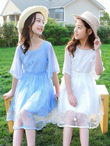 12 A 15 childrens clothing girls Summer 2020 new net red dress Super fairy chiffon summer ten birthday princess skirt