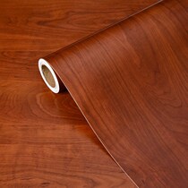 Thickened imitation wood grain stickers Wardrobe sub-door closet old furniture renovation stickers pvc self-adhesive wallpaper waterproof instant stickers