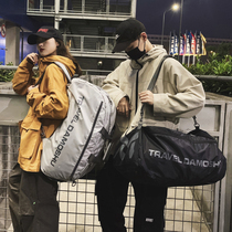 Tide brand shoulder bag portable extra large capacity Oxford cloth backpack mens student fashion trend travel bag luggage bag