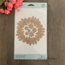 Spellbinders Blooming Floral Wreath Imported Die