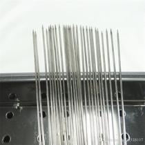 Butterfly baking fragrant bulk stainless steel 2 0 round sign Barbecue Sign Barbecue Needle Goat Meat String Sign 34 cm Long