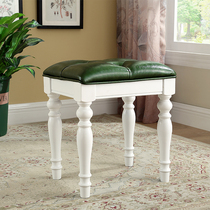 American solid wood table stool makeup stool soft bag simple shoe change stool bedroom makeup stool ancient kite stool piano stool dressing stool
