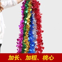 Wedding furnishings Christmas party bright colored strips birthday decoration June 1 performance ribbon Festival