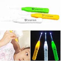 Ear spoon glowing ear spoon picking ear spoon creative childrens luminous ear spoon ear picking tool with light ear spoon