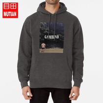 Gambino sweater men and women loose bf lazy wind hooded 2019 round neck European and American new students Korean version personality network