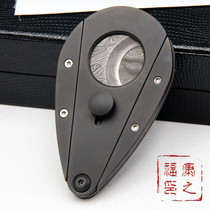 American Sika Xikar cigar cut Damascus steel craft gifts for self-use fine sheared Xi3 black