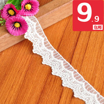 3CM wide white mesh embroidery lace accessories diy handmade skirt bedding curtain clothing decoration materials