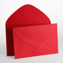 (16 x23cm)A5 marriage bed with its bright red curtains blank word solid color envelope business invitation card invitation can be customized