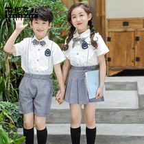 Kindergarten garden uniforms summer uniforms for primary and secondary school uniforms British Academy style childrens performance uniforms graduation season costumes