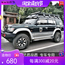 Cheetah black King Kong modified luggage rack Pajero V31V32V33 Speed Teng Qibing Cheetah Q6 luggage rack top frame