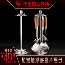 Germany SSGP 304 stainless steel spatula rack Kitchen pylons pendant kitchenware cookware storage rack Rotating shelf