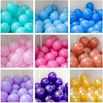10 Inch Thickened Sub-Light Balloon Round Balloon Baby Birthday Arrangement Floating Air Ball Adult Party Decorations