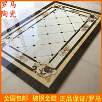 Living room parquet floor tiles 800x800 European dining room jigsaw puzzle tile corridor waterjet parquet tile jigsaw tiles