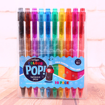 Australian smiggle students ten color ballpoint pen mark correction pen