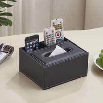 Multi-function tissue box Simple home household living room cute pumping paper box Napkin coffee table remote control storage box