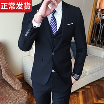 2019 summer casual small suit mens i Korean version slim graduation suit Professional suit Interview work single West tide