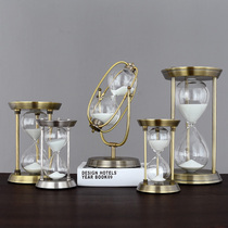 European hourglass ornaments home accessories creative time timer Crafts Study living room wine cabinet decoration gifts