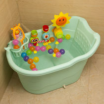 Childrens bath bucket thickened plastic bath tub home bath tub bath tub baby bath tub