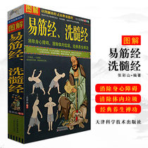  Illustrated easy tendon meridian pulp washing meridian martial arts books original translation graphic internal power internal strength physical fitness sports and health books genuine martial arts traditional Chinese culture fitness twelve meridians conditioning eight meridians exercise