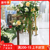 New Mori wedding props ornaments wedding signs wooden signs wedding welcome area layout supplies