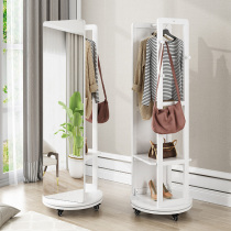 360 degree rotating household with a mirror wearing a solid wood mirror all-round mirror