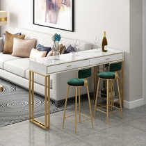 Nordic Light Extravaganza Terrace Table Home Living Room Partition Cabinet Storage Xuan Cabinet Minima Modern Small Household Type High Foot Table And Chairs