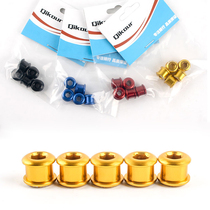 Golden aluminum plate nail folding tooth plate nail single plate height 6 5 outer diameter 10mm color one price