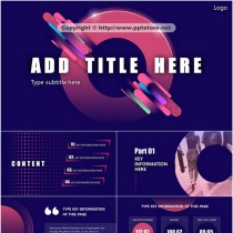 Gradient red interactive wind high-end design advertising communication conference performance Public Relations planning template ppt