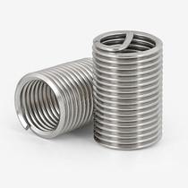 M2M3M4M5M6-M24 304 stainless steel threaded sleeve steel wire screw sleeve threaded protective sleeve steel braces