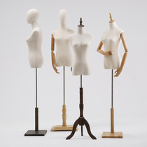 Clothing Shop Model Half Body Fake Human Body Model Shop Window Women Dress Model Wedding show Show Shelf Subprops Full Body Vertical Cut