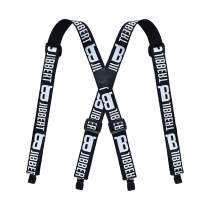 JIBBERT SKI PANTS STRAP BAGGY SUSPENDERS ELASTIC PANTS CLIP PANTS SUSPENDERS MEN and WOMEN