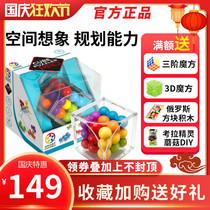 Belgian Smart Games Rainbow Magic beads Cube Puzler Pro educational toy board game 10 years old