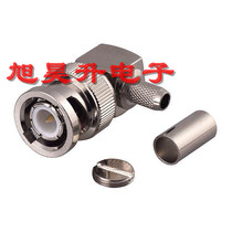 RF coaxial connector BNC-JW-3 BNC bent male video connector Q9 bent male crimping 50-3 cable