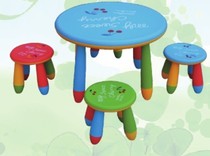 New early education baby learning table indoor simple set childrens home painting small round table game table toy table