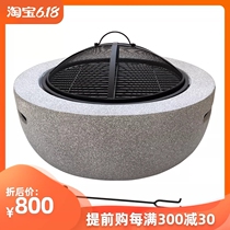 Outdoor heating Brazier wood stove Villa B & B heating stove grill courtyard fireplace multifunctional barbecue stove