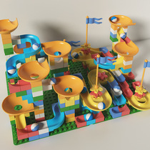 Childrens Yi Yi Big - grain block toy 3 year old boy compatible with boys building block table and girl