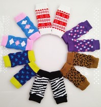 Pet dog dog leg cover waterproof and rain and snow anti-dirty foot knot live without dropping machine washable teddy kneecap