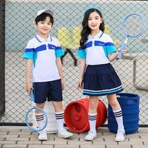 Childrens school uniform class suit kindergarten Garden uniform summer New Childrens Day performance clothing chorus suit 2021