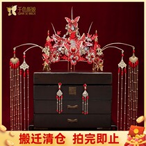 2021 new handmade Chinese bridal costume headdress show and hair accessories accessories classic wedding jingyi