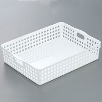 Japan imported household daily plastic storage basket Office desktop finishing basket A4 sundries storage basket large